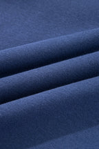 Solid Fleece Lined Drawstring Hoodie