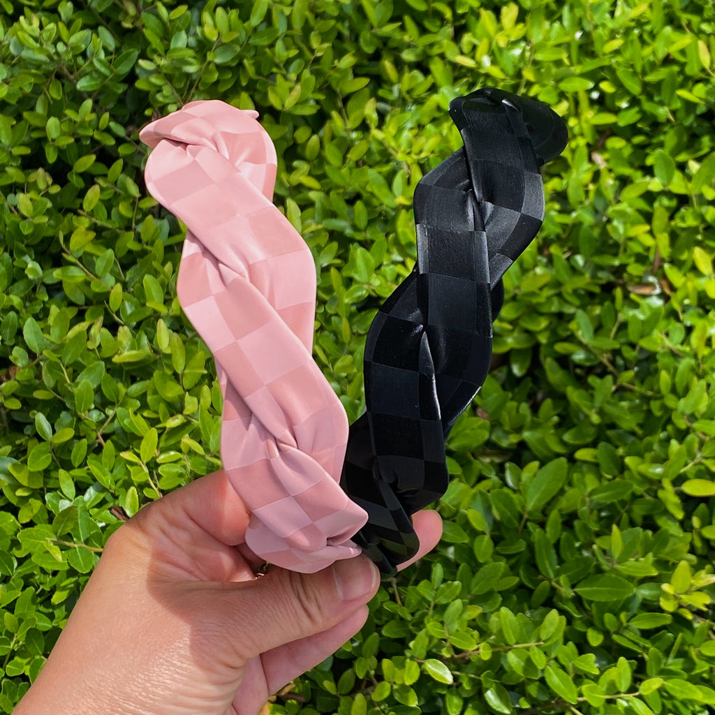 Muted Checkerboard Headband