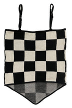 Knit Checker tank Top