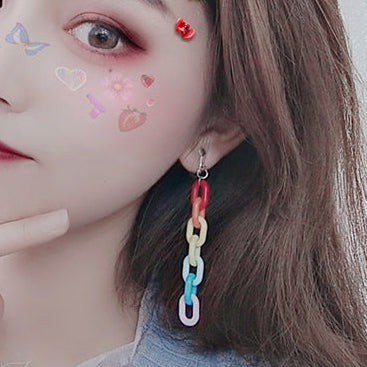 Prismchain | Acrylic rainbow drop earrings