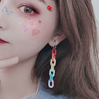 Prismchain | Acrylic rainbow drop earrings