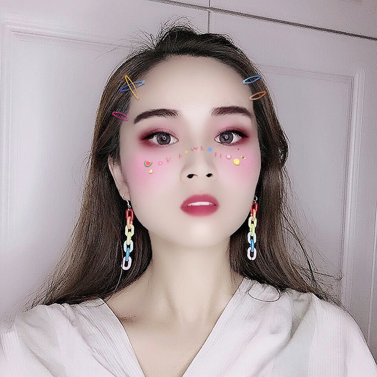 Prismchain | Acrylic rainbow drop earrings