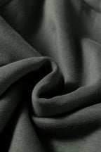 Solid Fleece Lined Drawstring Hoodie