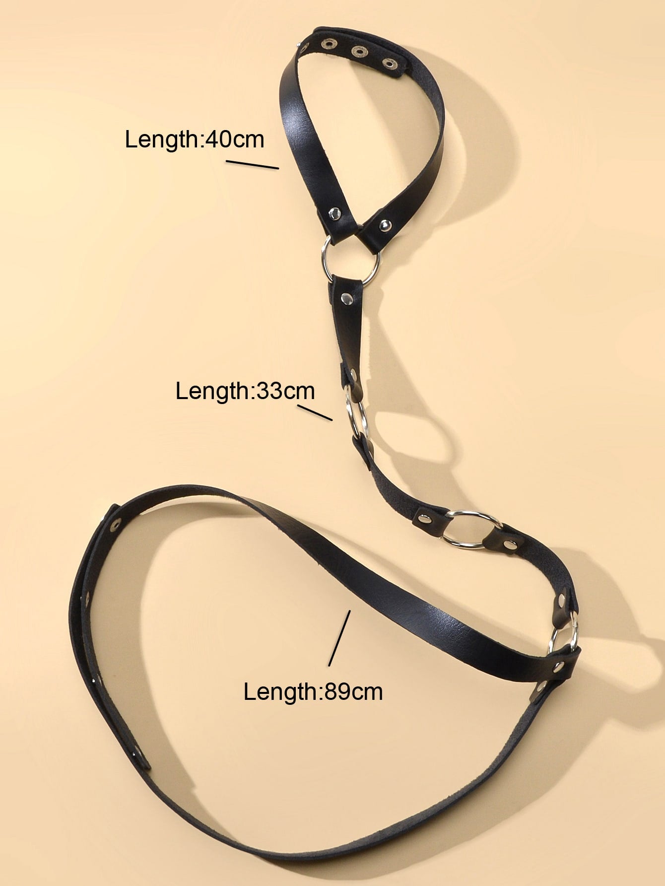 Women Leather Harness Bra Belt Body Lingerie Chain Top Sexy