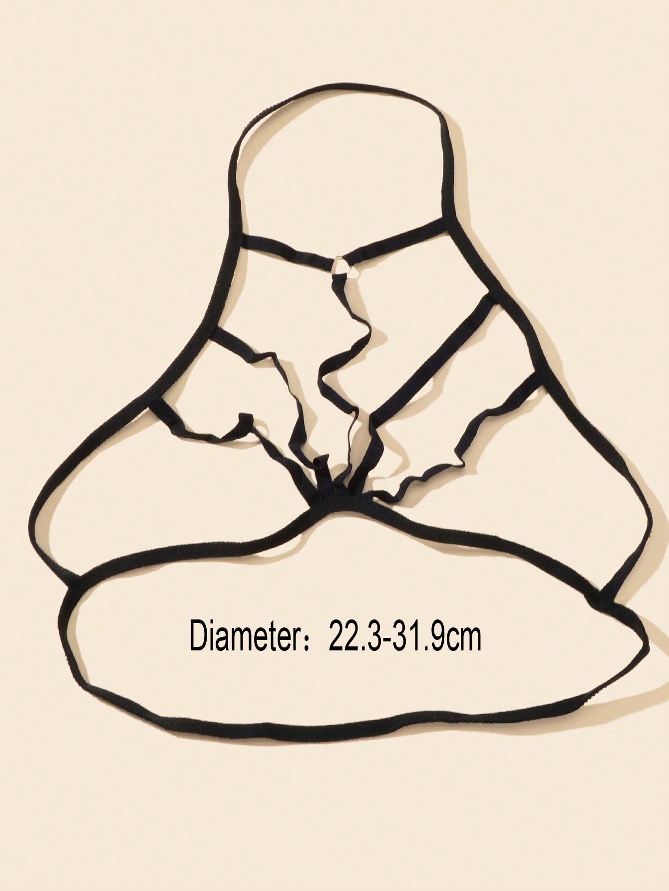 Sexy Black Elastic Bra Harness Nightclub Party Body Chain