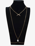 Glamorous Sexy Beach Body Chain Moon Chest Harness Belly Waist