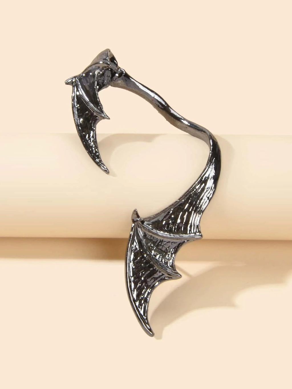 1pc Punk Gothic Vampire Bat Wing Ear Cuff Halloween Cosplay No