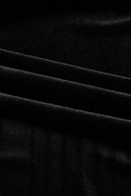 Velvet Pearl Beaded Puff Sleeve Top