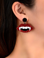Halloween Accessories Dracula Punk Red Acrylic Vampire Lip Teeth