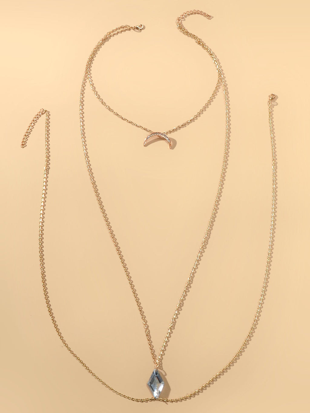 Glamorous Sexy Beach Body Chain Moon Chest Harness Belly Waist