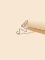 1pc Faux Lip Ear Nose Gold Silver Geometric Non Piercing Clip On Nose