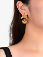 Bow Ball Earrings Dangle Drop Charm Stud Jewelry Women Girl Teens