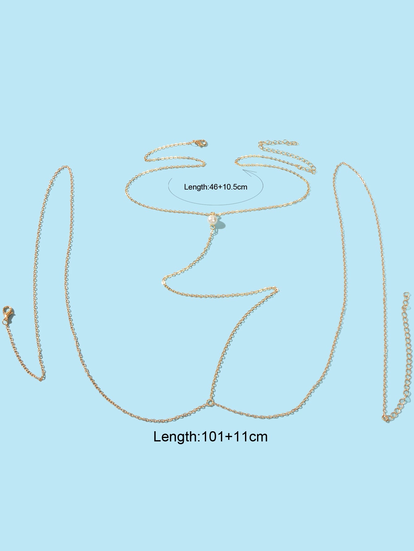 Gold Sexy Body Chain Thin Bra Waist Belly Beach Minimalist Body