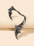 1pc Punk Gothic Vampire Bat Wing Ear Cuff Halloween Cosplay No