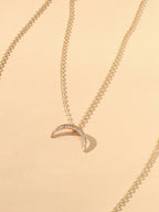 Glamorous Sexy Beach Body Chain Moon Chest Harness Belly Waist