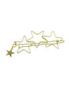 Minimalist Gold Metal Star Hair Clips Barrette Women Fashion Hair
