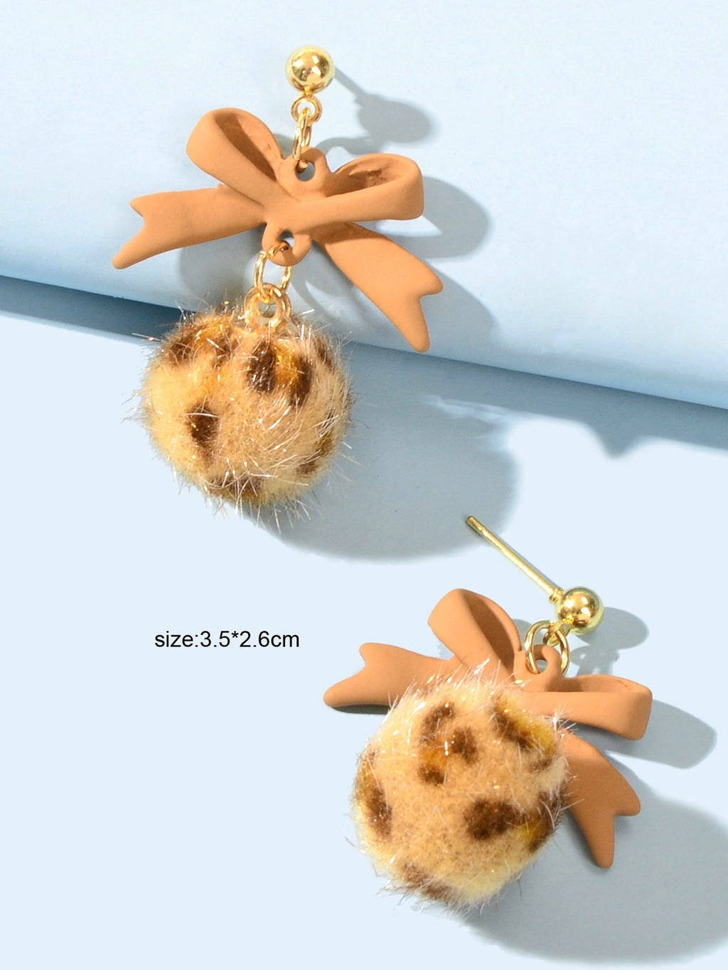 Bow Ball Earrings Dangle Drop Charm Stud Jewelry Women Girl Teens