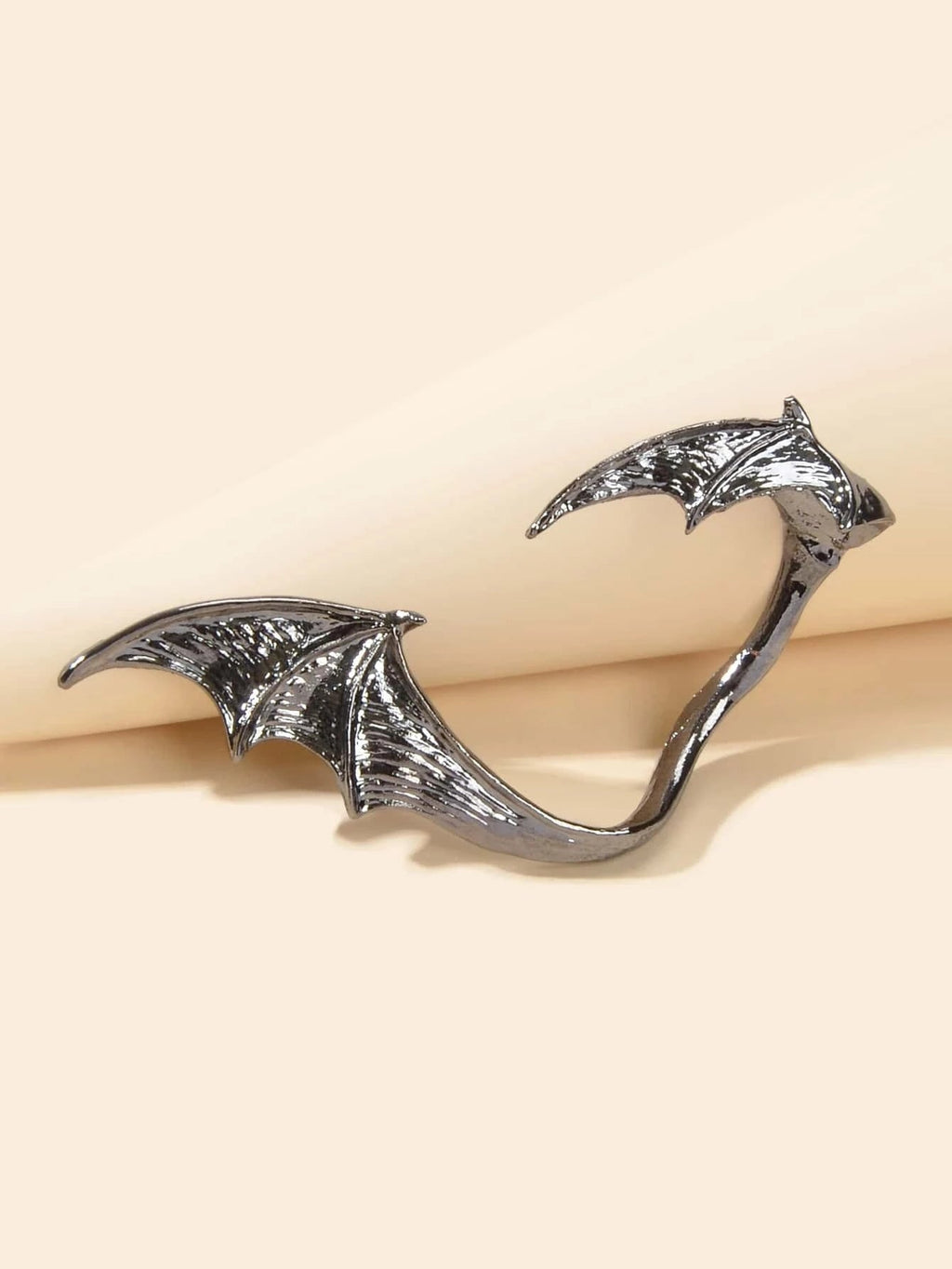 1pc Punk Gothic Vampire Bat Wing Ear Cuff Halloween Cosplay No