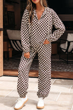 Checker Top and Pants Set