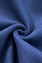 Solid Fleece Lined Drawstring Hoodie