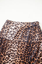 Wild Tempo | Leopard Tiered Patchwork Mini Skirt