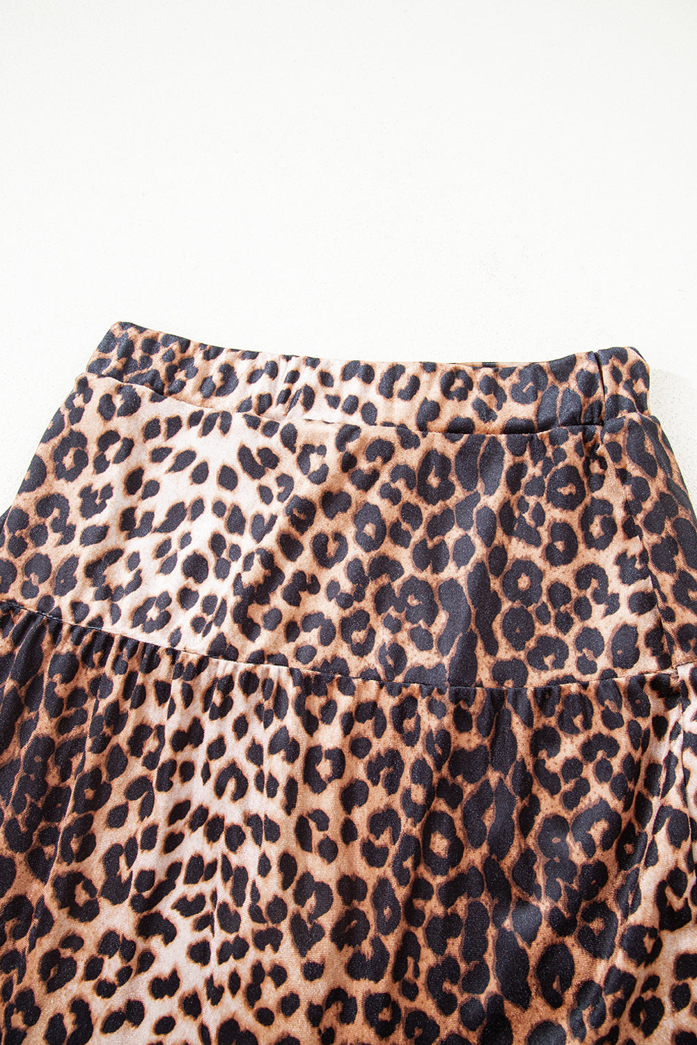 Wild Tempo | Leopard Tiered Patchwork Mini Skirt