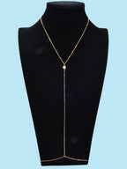 Gold Sexy Body Chain Thin Bra Waist Belly Beach Minimalist Body