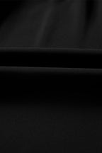 Midnight Stitch | Ribbed Knit Patchwork Long Sleeve Dress