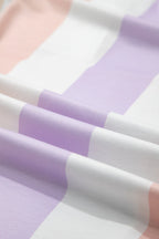 Stripe Drawstring Waist Side Pocket Pants