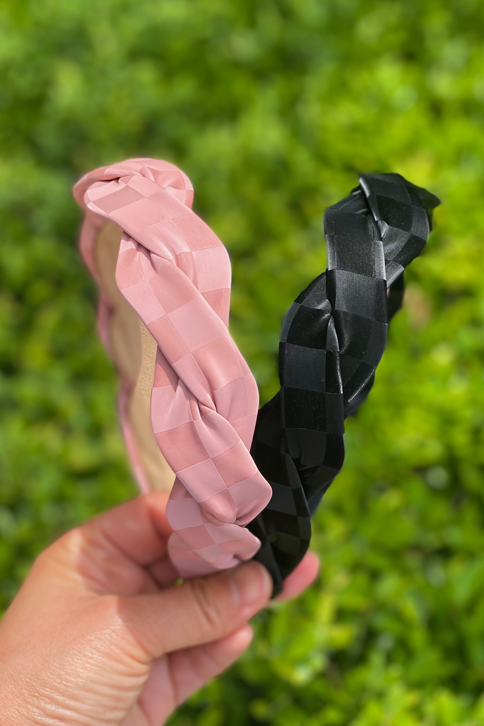 Muted Checkerboard Headband