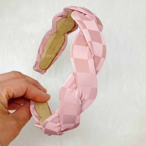 Muted Checkerboard Headband