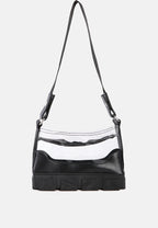 Black Clear Utility Handbag