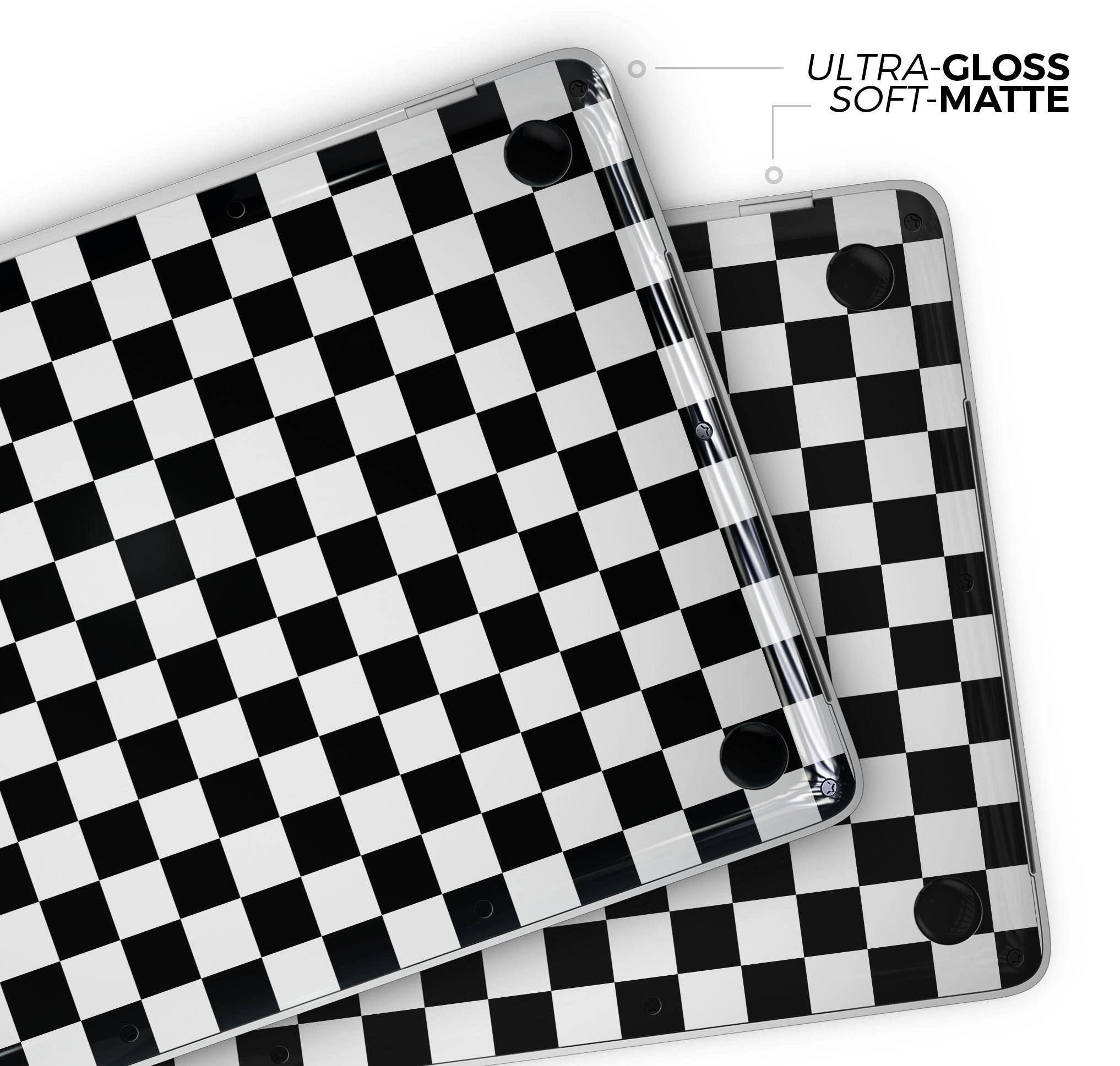 Checkerboard - Skin Decal Wrap Kit Compatible with the Apple MacBook