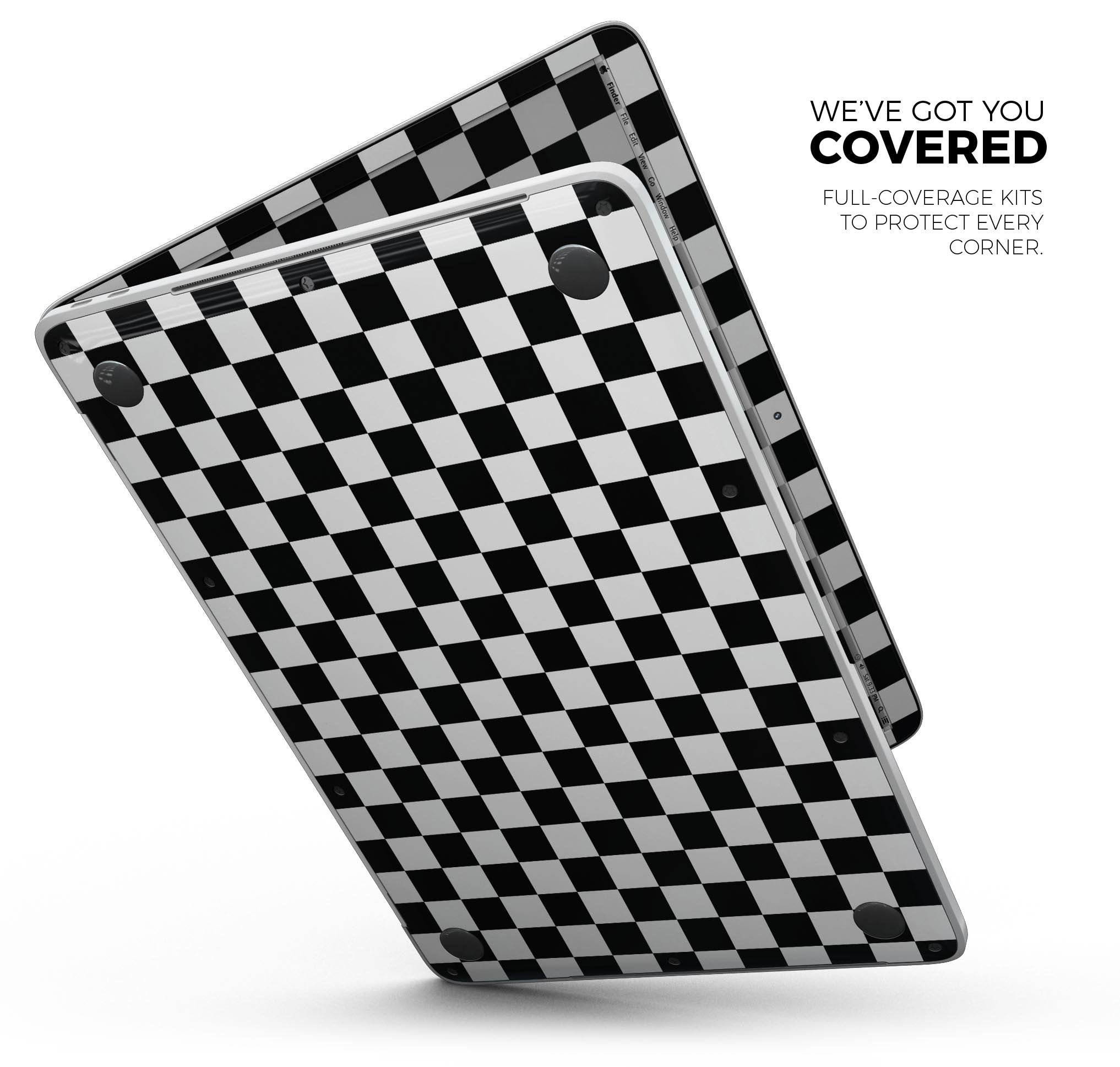 Checkerboard - Skin Decal Wrap Kit Compatible with the Apple MacBook