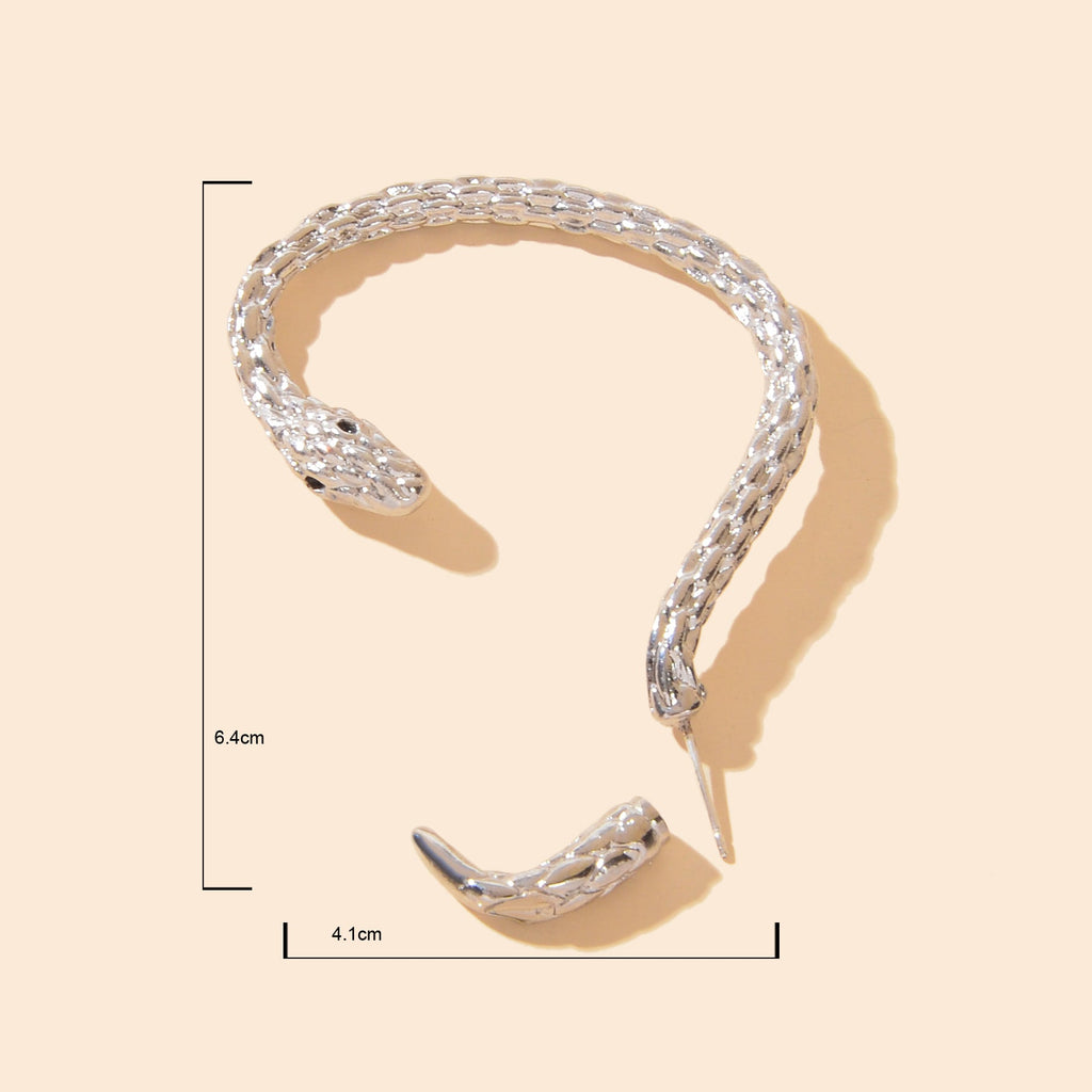 1 pc Punk Snake Piercing Cartilage Wrap Ear Jewellery Crawler Earring