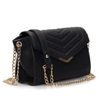 Kensington Vegan Black Cross-Body Bag