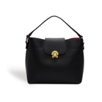 Sara Black Vegan Hobo Bag