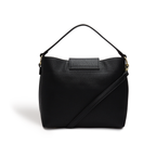 Sara Black Vegan Hobo Bag