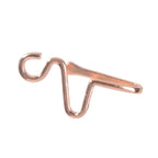 1pc Faux Lip Ear Nose Gold Silver Geometric Non Piercing Clip On Nose