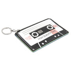 Retro Cassette Graphic Black White Cute Cool Small/Mini Zip