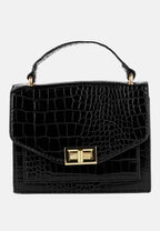 Black Multi Strap Mini Clutch Sling Bag