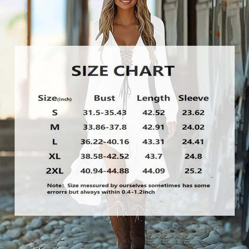 Women's Solid Color Deep V-Neck Irregular Ruffle Hem Sexy Tie-Waist With Cuffed Sleeves Summer Gothic Lace Trim Midi Dress