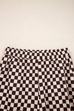 Checker Top and Pants Set