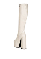 Coraline High Block Heeled Calf Boots