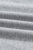 Bow Applique Drop Sleeve Round Neck Sweatshirt