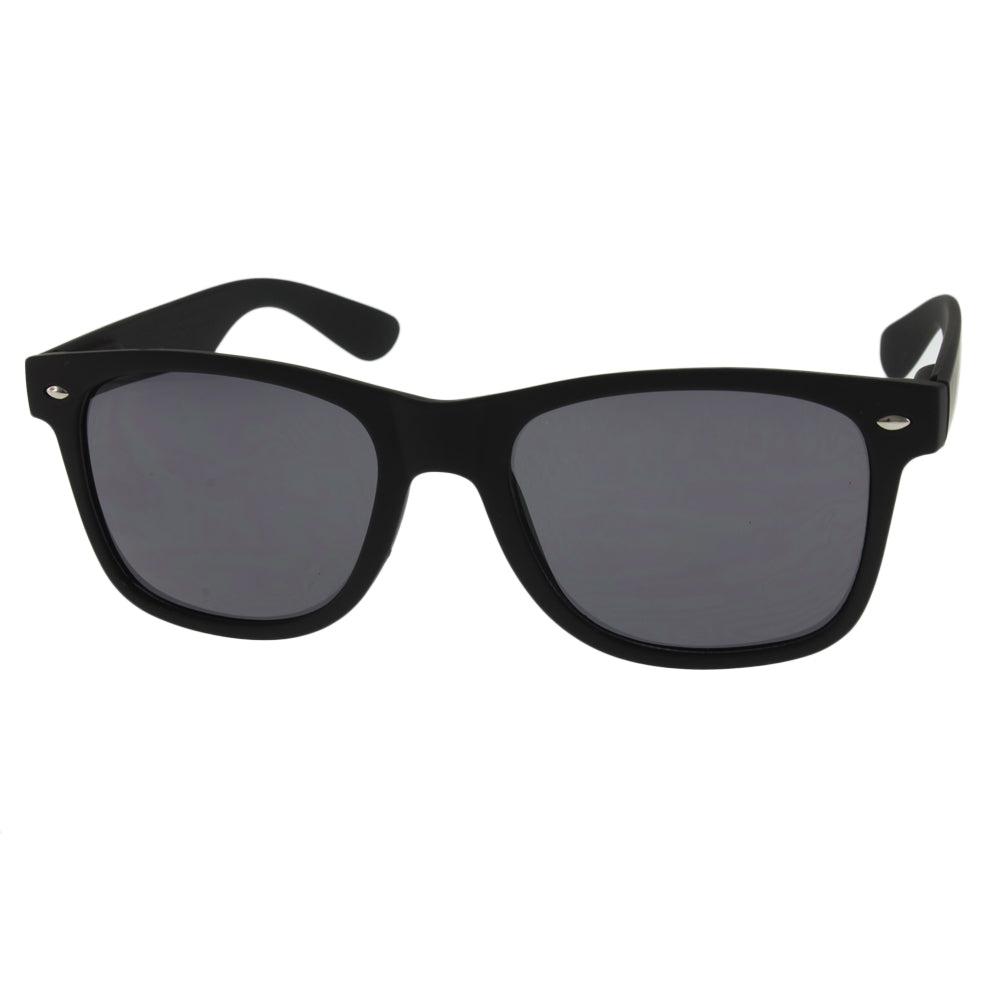 MQ Lafayette Sunglasses in Black Rubber / Smoke