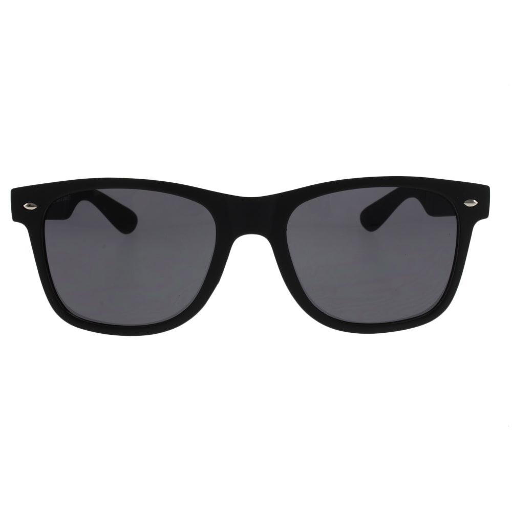MQ Lafayette Sunglasses in Black Rubber / Smoke