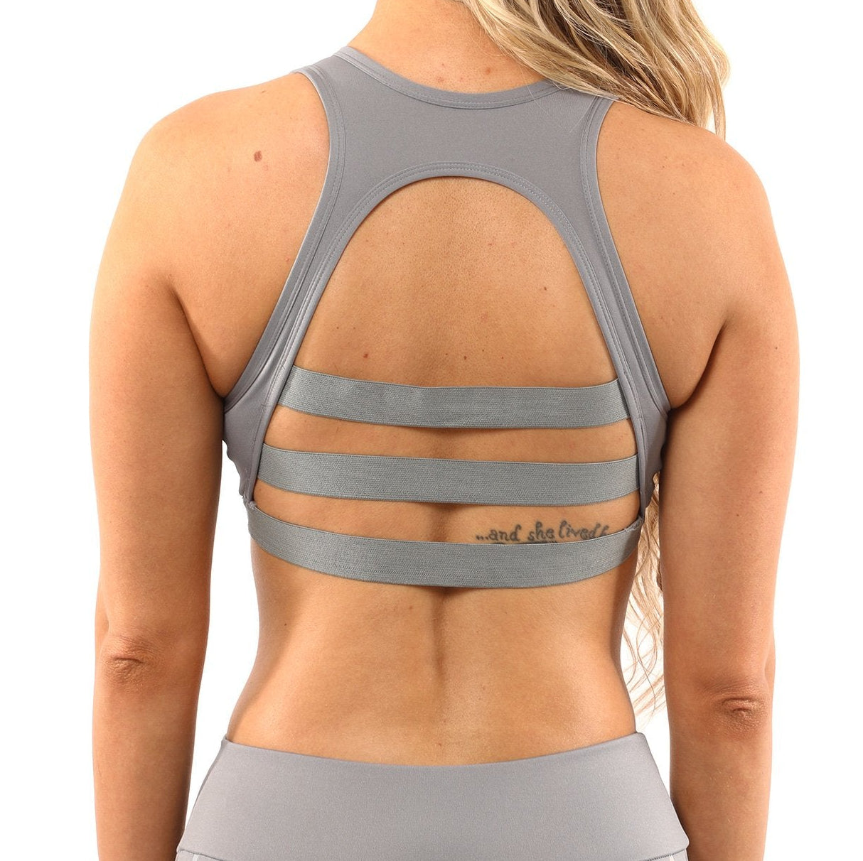 Steelveil | Mesh cutouts compression sports bra