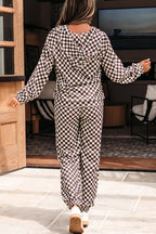 Checker Top and Pants Set