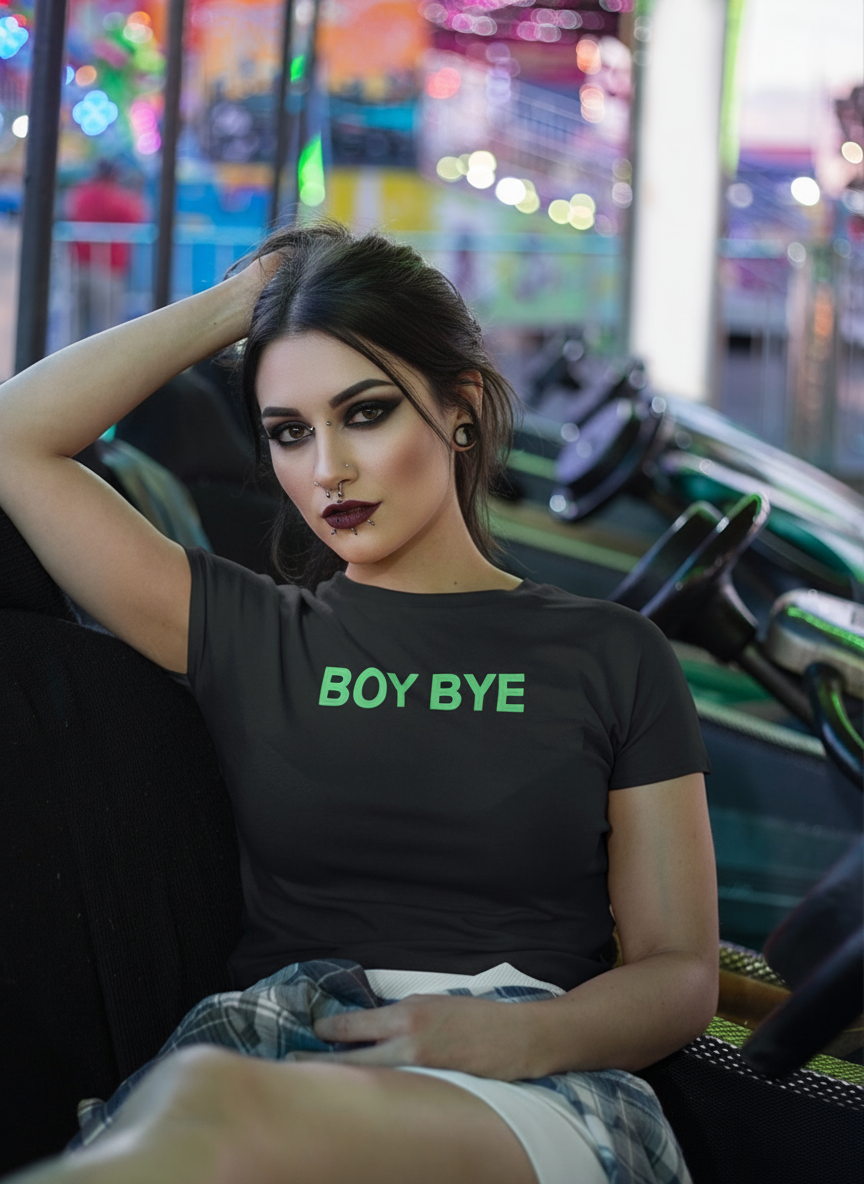 "Boy Bye" Black T-shirt